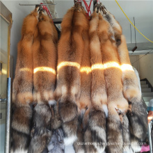 China factory wholesale Wild Arctic Red Fox Pelt Tanned Red Fox Hides